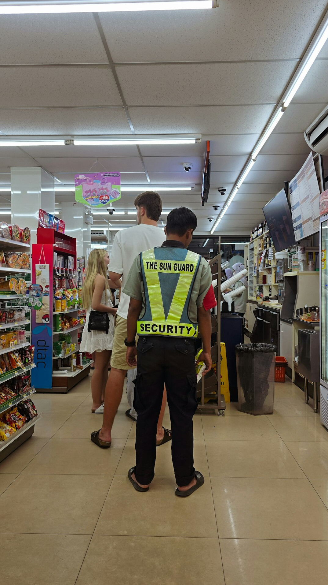 store detective investigating theft