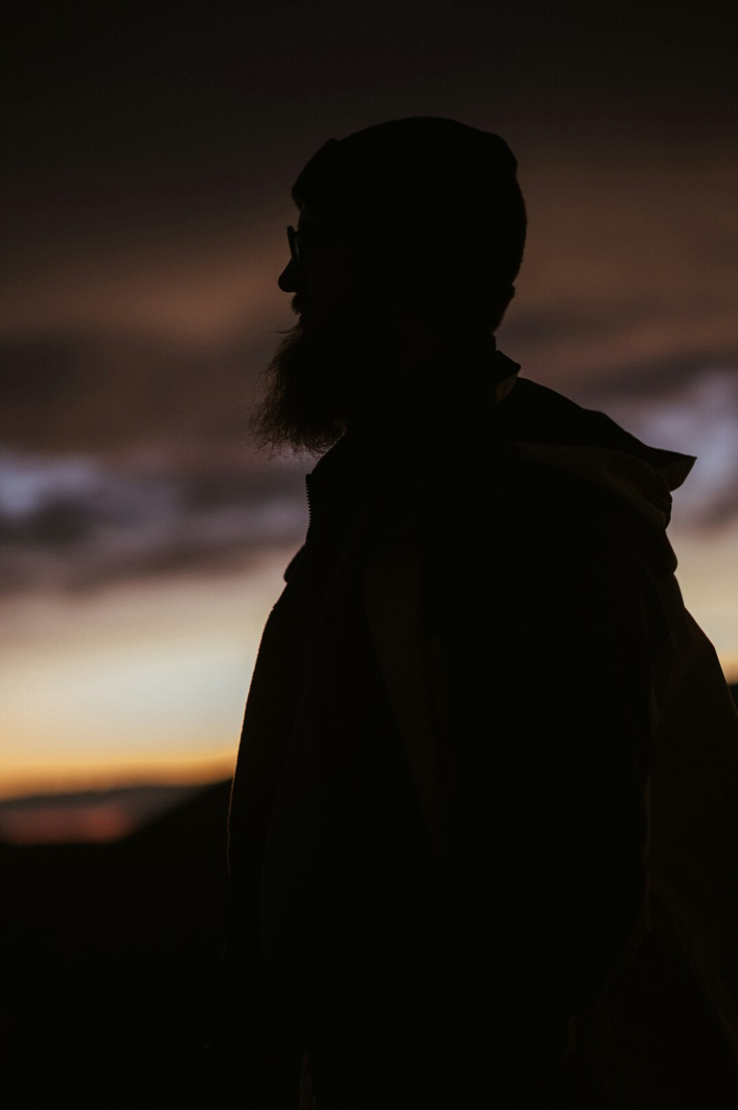 Portrait of a bearded man